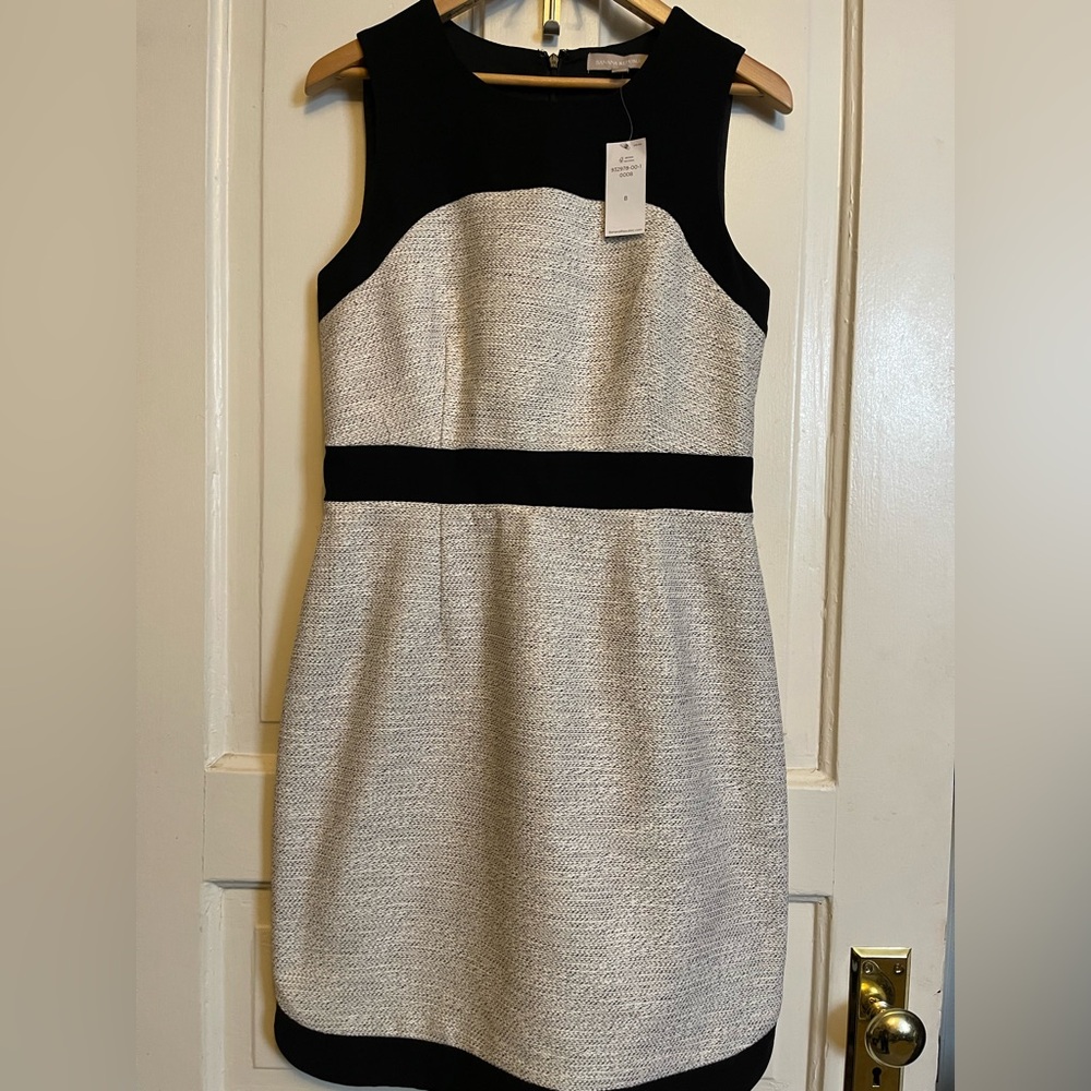 NWT Banana Republic Black and Cream Mini Dress 🖤